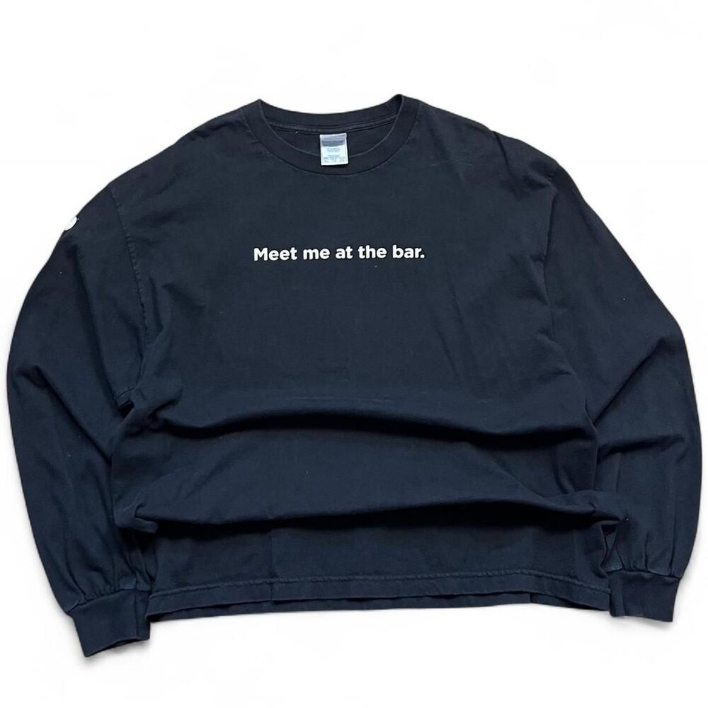alcohol beer Aaa Men's Black and Navy T-shirt